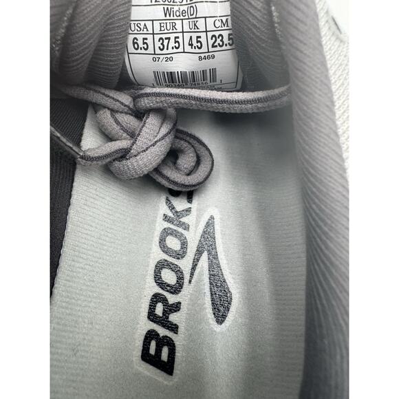 Brooks ADRENALINE GTS 21 Women's LIGHTLY USED Running Shoe Grey US Size 6.5 Wide - Picture 10 of 11